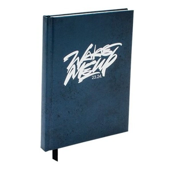 Schoolagenda A5 Wake me up Blauw 2023 - 2024