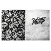 Schrift A4 lijn Wake me up zwart (2 stuks)