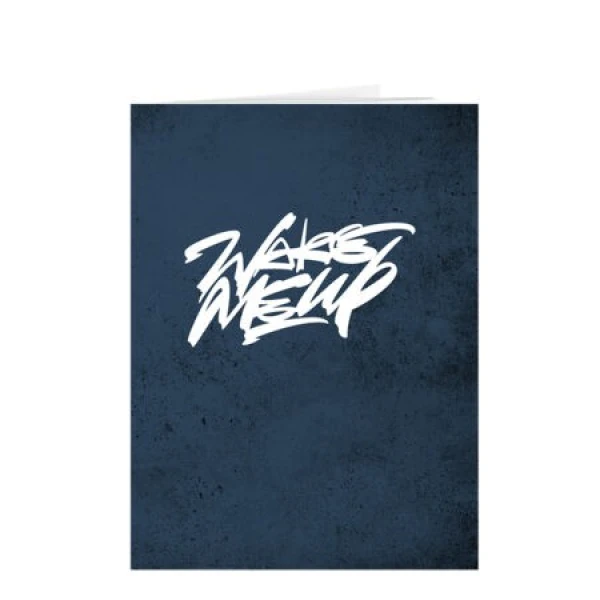 Schrift A5 Wake me up 3pak