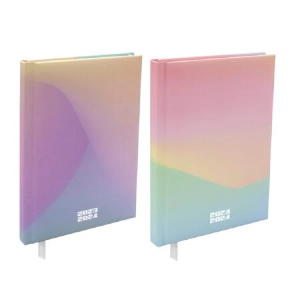 Schoolagenda A5 Rainbow A 2023 - 2024