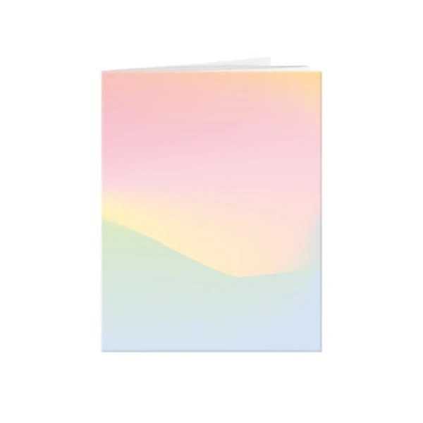 Schrift A5 lijn Rainbow