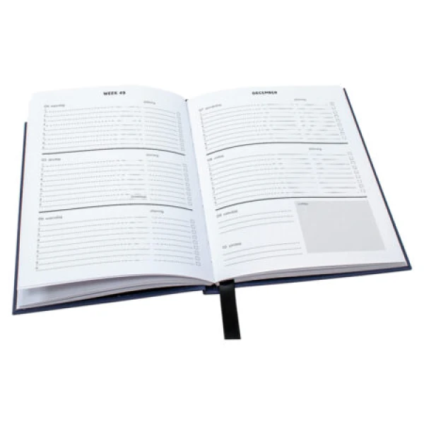 Schoolagenda A5 Rave Blauw 2023 - 2024