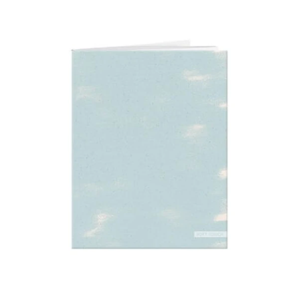 Schrift A5 lijn Canva Nature Blauw