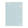 Schrift harde kaft A4 met lijn Canva Nature Blauw