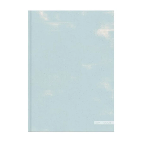 Schrift harde kaft A4 met lijn Canva Nature Blauw