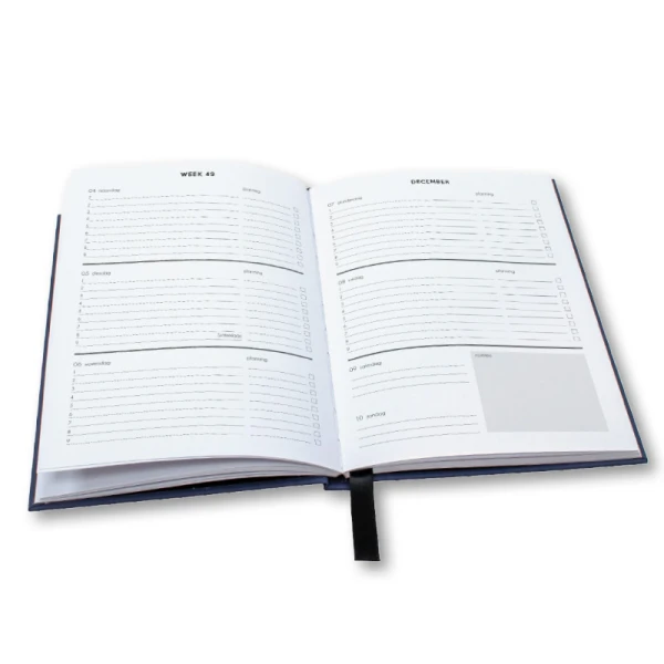 Schoolagenda A5 2024 - 2025 Leff Grijs - Afbeelding 2