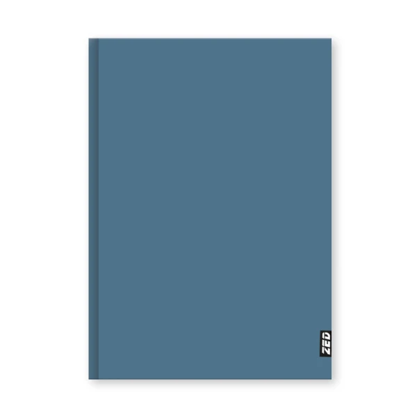 Schrift harde kaft A4 lijn Zed Blauw