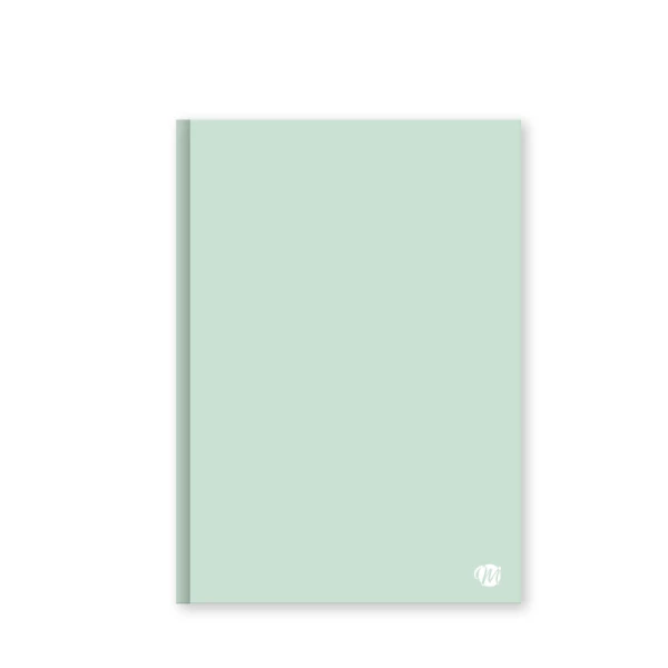 Schrift harde kaft A5 lijn Mila Pastel Groen