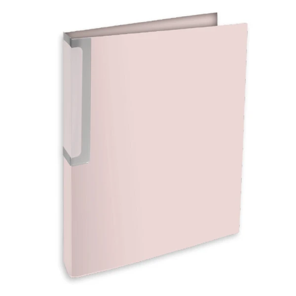 Ringband PP 2 rings smal 20mm Mila Pastel Roze