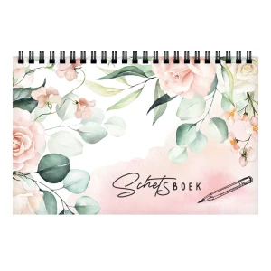 Dummyboek A5 spiraal Dreams Flowers