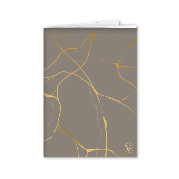 Schrift A4 lijn Valo taupe