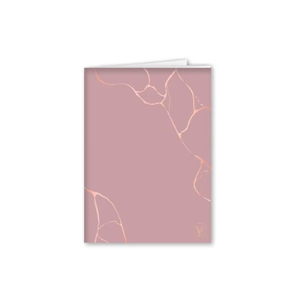 Schrift A5 lijn Valo rose