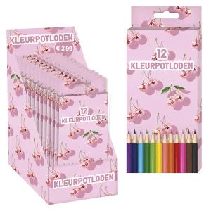 Kleurpotloden /12 Cherry