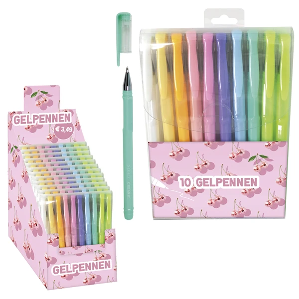 Gelpennen 10/ Cherry