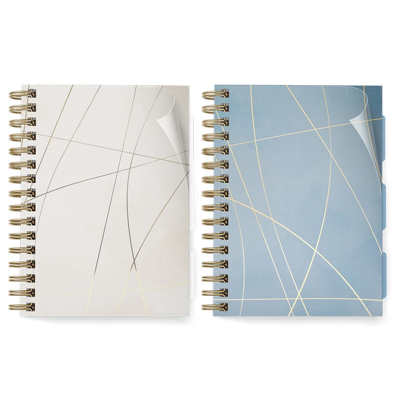 Collegeblok A5 100vl 4tabs ELARA - Crème