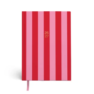 Agenda A5 26/27 PINK - Stripes