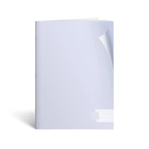 Schrift A5 Lijn PP SOHO Pastel - Blauw