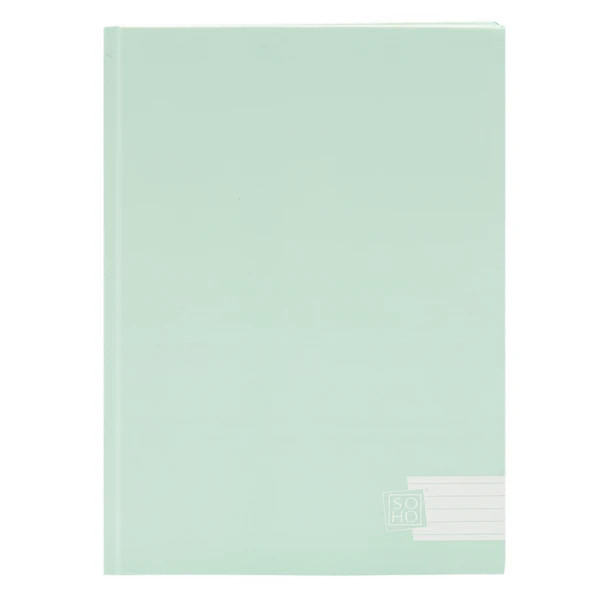 Schrift harde kaft A4 lijn SOHO Pastel groen