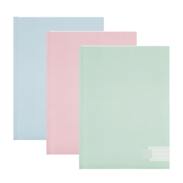 Schrift harde kaft A5 lijn SOHO Pastel groen