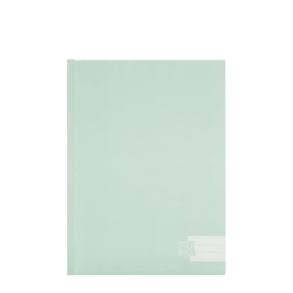 Schrift harde kaft A5 lijn SOHO Pastel groen