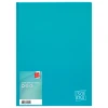 Schrift harde kaft A4 ruit Turquoise