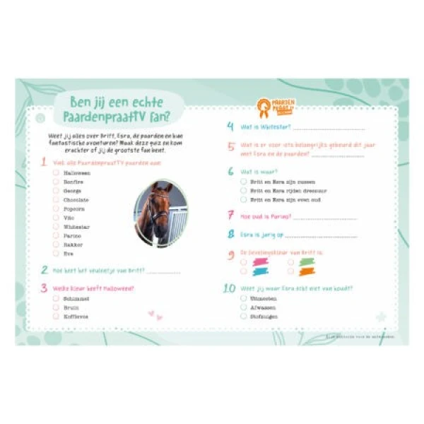Schoolagenda Paardenpraat TV 2021 - 2022 - Afbeelding 2