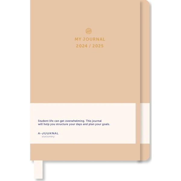 Schoolagenda My Journal Beige 2024 - 2025