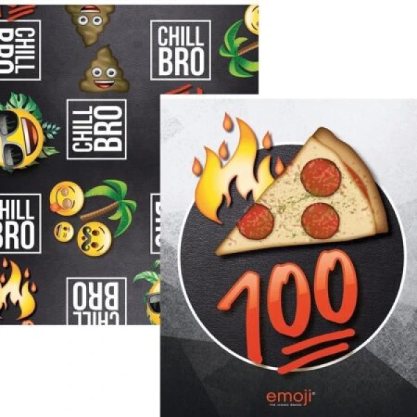 Schriften A5 Emoji Boys, verpakt per 3 stuks