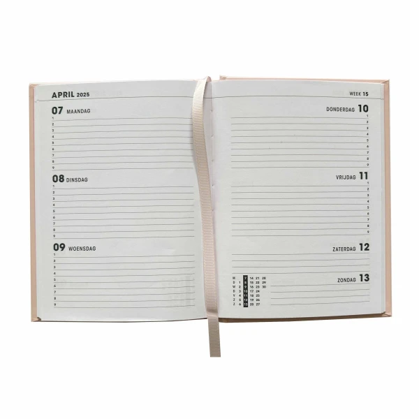 Studieagenda A6 pastel roze 2024-2025 - Afbeelding 4