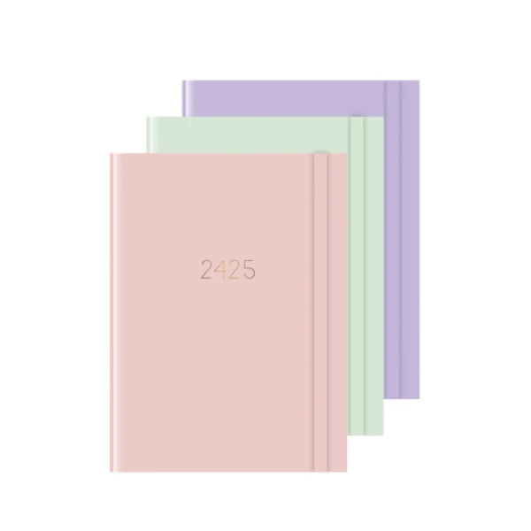 Studieagenda A6 pastel roze 2024-2025 - Afbeelding 2