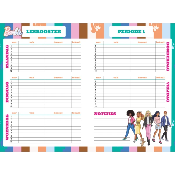 Schoolagenda Barbie 2024-2025 - Afbeelding 3