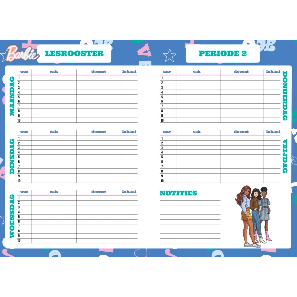 Schoolagenda Barbie 2024-2025 - Afbeelding 4
