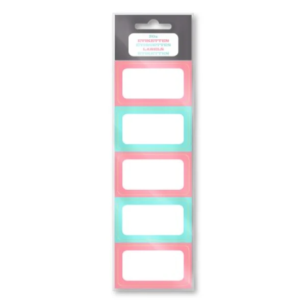 Etiketten Pastel