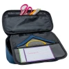 Etui bakmodel groot 24x12cm blauw - Afbeelding 2