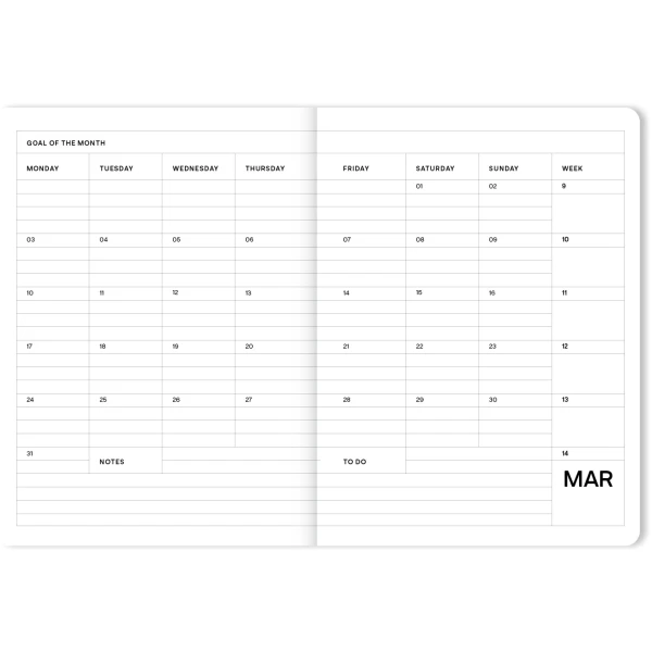 Schoolagenda Fabrique Flowers 2024 - 2025 - Afbeelding 3
