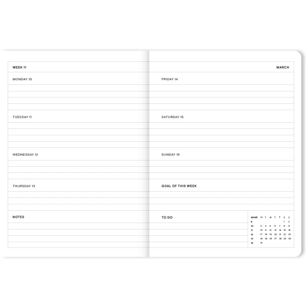 Schoolagenda Fabrique Flowers 2024 - 2025 - Afbeelding 2