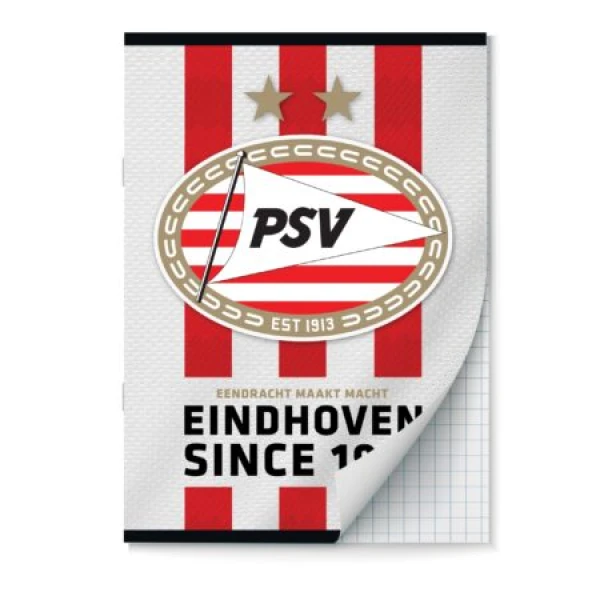 Schrift A4 ruit PSV set van 2