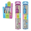 Passer blauw en paars
