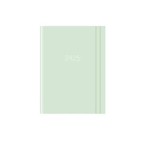 Studieagenda A6 pastel groen 2024-2025