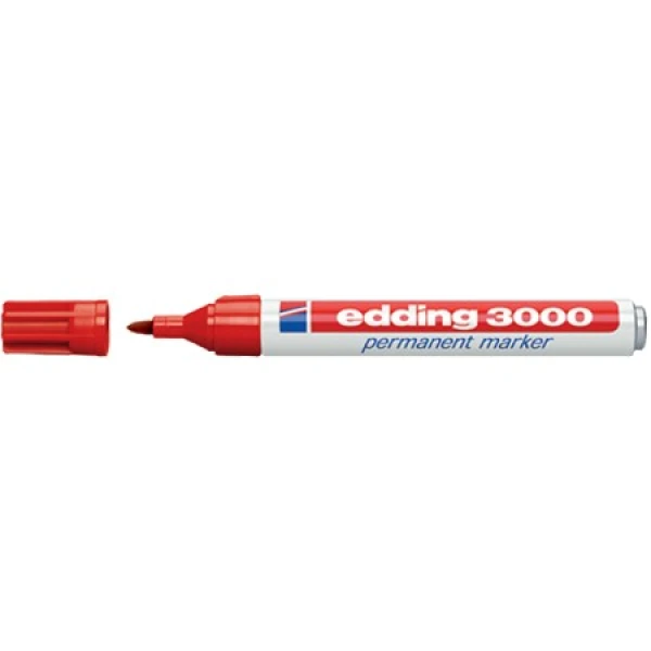 Permanente stift Edding 3000 Rood