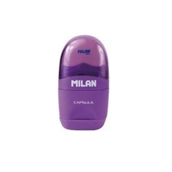 Puntenslijper met gum Milan paars