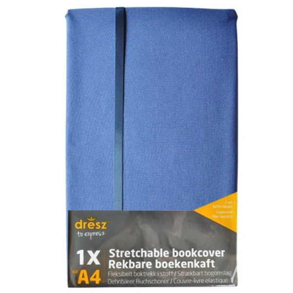 Rekbare boekenkaft Donker Blauw - Afbeelding 2