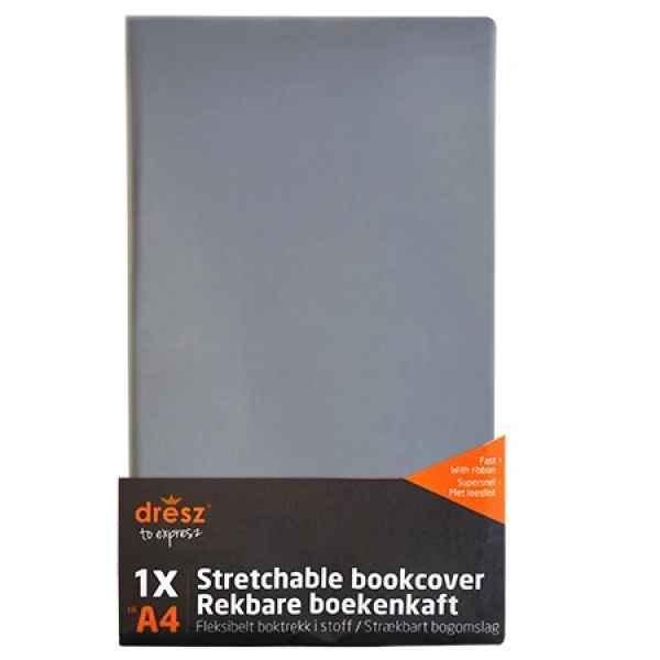 Rekbare boekenkaft Grijs - Afbeelding 2