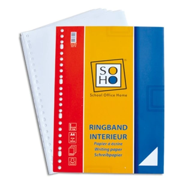 Ringbandpapier blanco