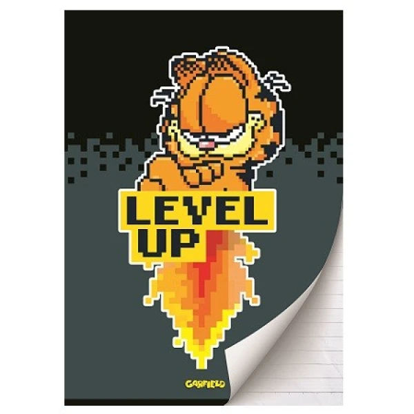 Schrift A4 lijn Garfield