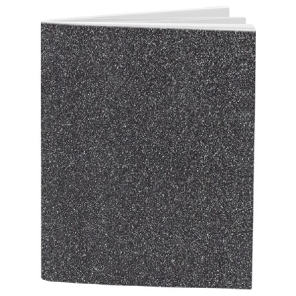 Schrift A4 lijn Glitter Silver Grey