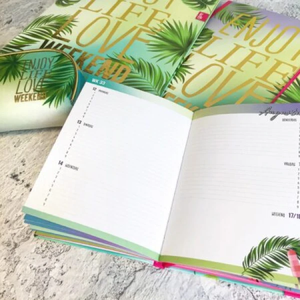 Schrift A5 lijn plastic Exotic - Afbeelding 2