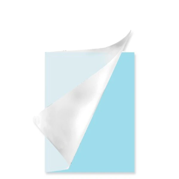 Schrift A5 lijn plastic Pastel blauw