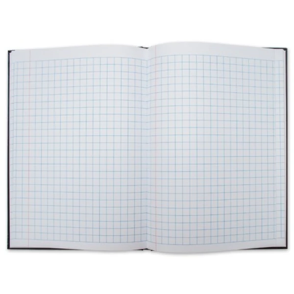 Schrift harde kaft A4 ruit Zwart - Afbeelding 2