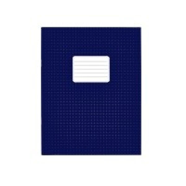 Schriften A5 ruit 5mm blauw